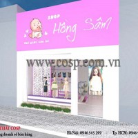 Thiết kế shop thời trang trẻ em - Chị Sâm - Bình Chánh